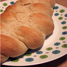 vegan braid bread