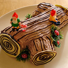 Yule Log Cake