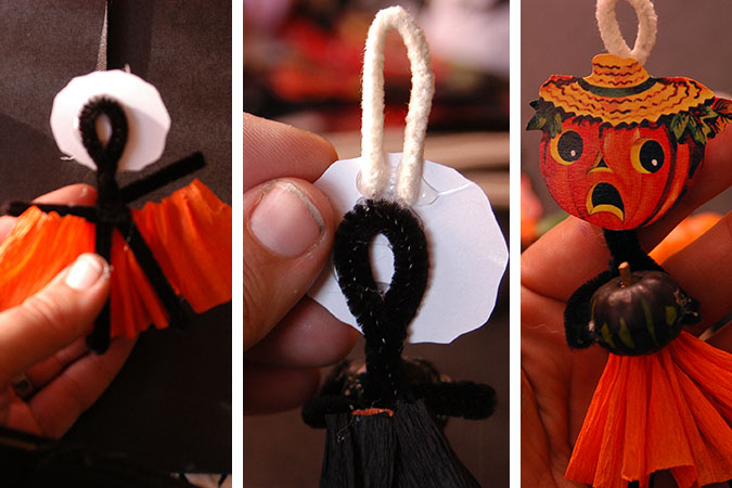 halloween pipe cleaner pals DIY - mypapercrane.com halloween craft