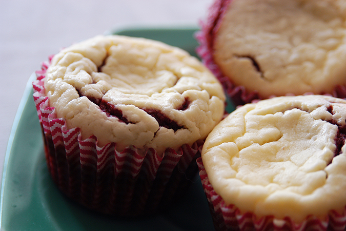 red velvet muffins