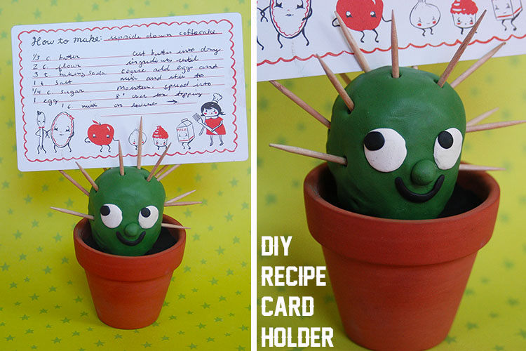 make craft a cactus from clay