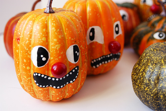 Painted Halloween Pumpkins DIY – My Paper Crane